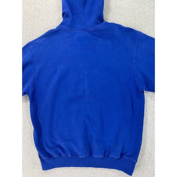 Champion ECO Authentic Cotton Blend Hoodie‎ Sweatshirt (Men's Large) Blue - Picture 12 of 12